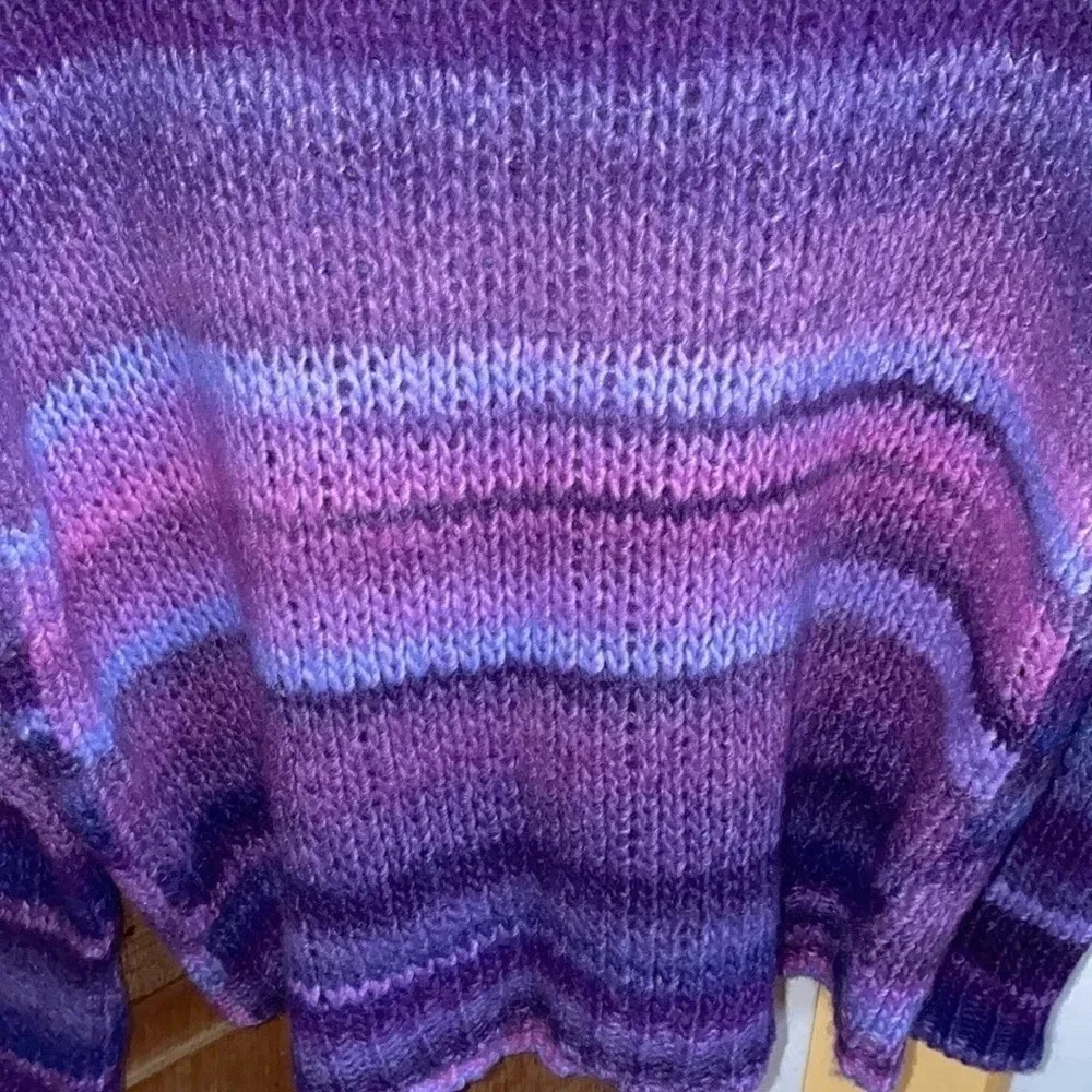 Berretti Purple Pink Wool Blend Sweater Size Medium - Picture 7 of 7